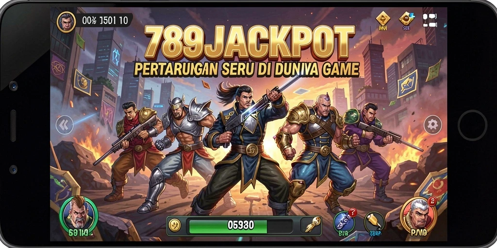 Tampilan gameplay 789JACKPOT yang menegangkan dan penuh aksi.