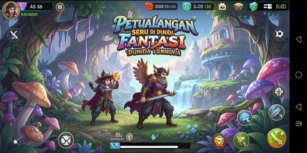 Gameplay menyeru di dunia petualangan 8II dengan grafis menawan.
