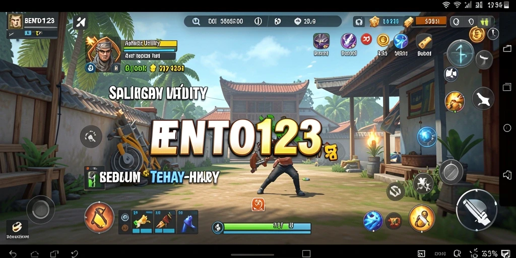 Tampilan aplikasi BENTO123 yang intuitif dan mudah digunakan.