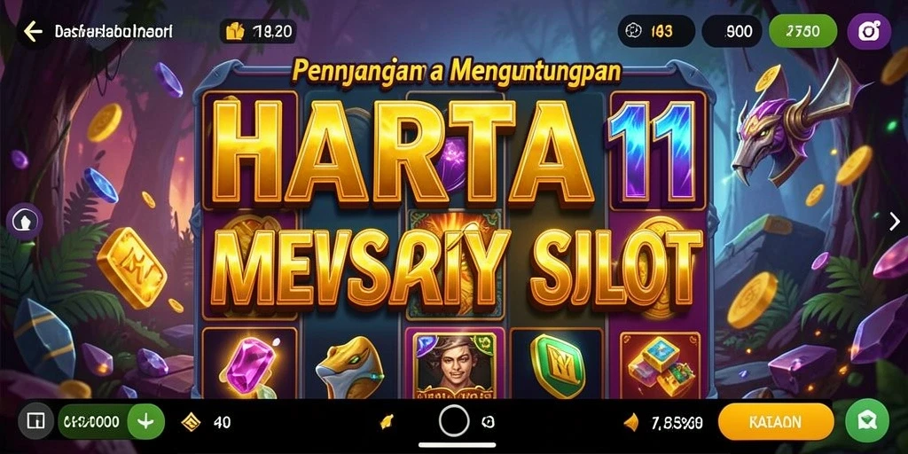 Tampilan menarik dari permainan Slot HARTA11 dengan grafik yang memukau.
