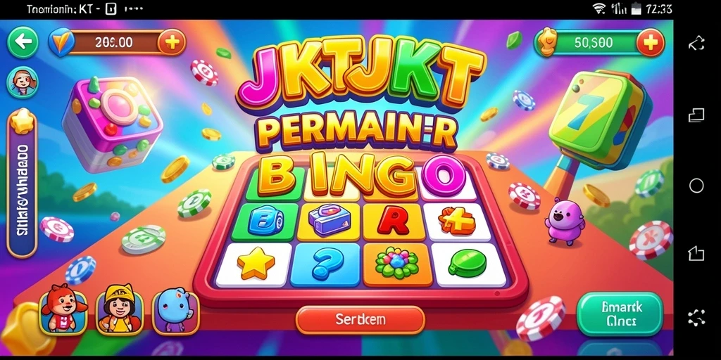 Gameplay seru Bingo di JKTJKT dengan interaksi pemain.