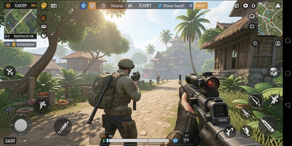 Tampilan aksi seru dalam gameplay KAKRP yang memukau.