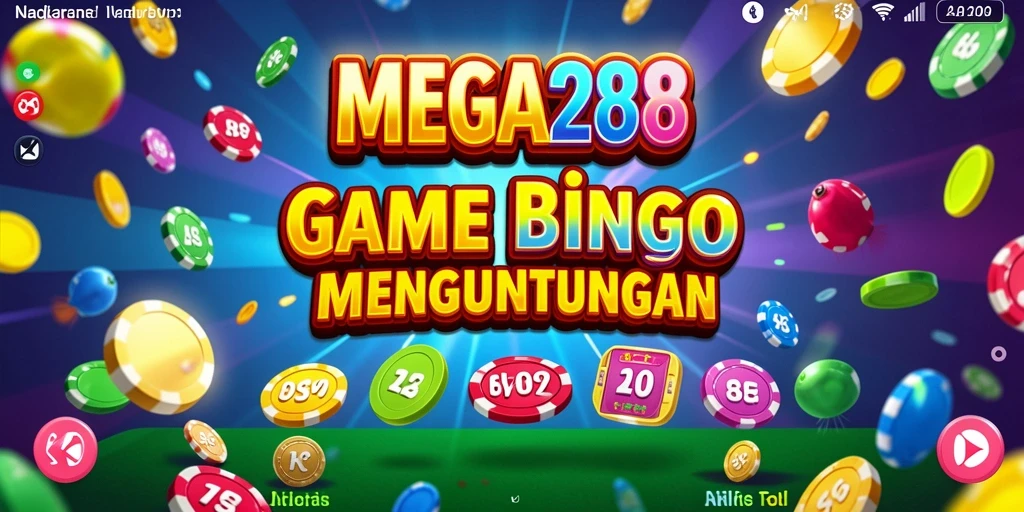 Tampilan permainan Bingo yang menarik di MEGA288.