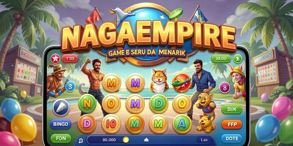 Tampilan utama gameplay NAGAEMPIRE yang menarik dan seru.