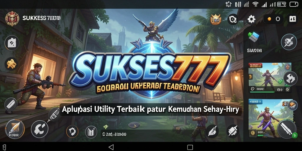 Screenshot utama SUKSES777 menampilkan antarmuka pengguna yang bersih dan fungsional.